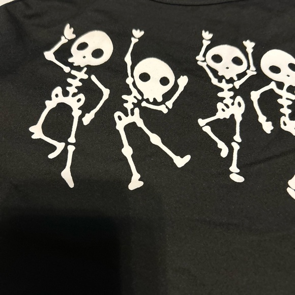 Women's Pajama Set black Skeleton Cami Top & Shorts Sleepwear Loungewear Set - Picture 7 of 10